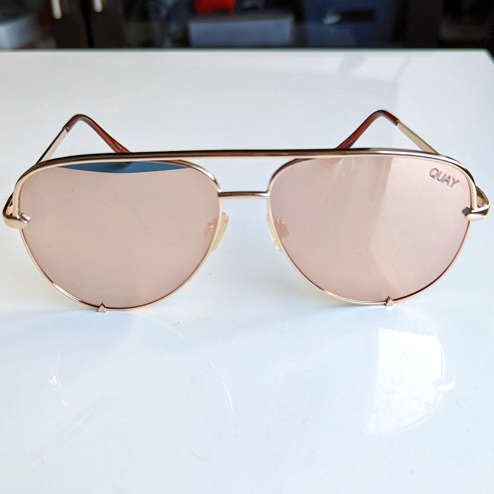 Quay x Desi High Key in Polarized Gold